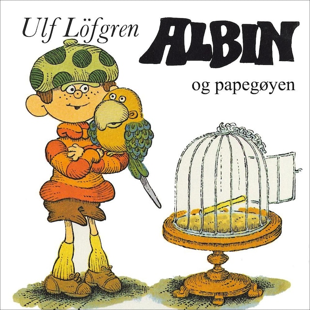 Bokomslag for Albin og papegøyen