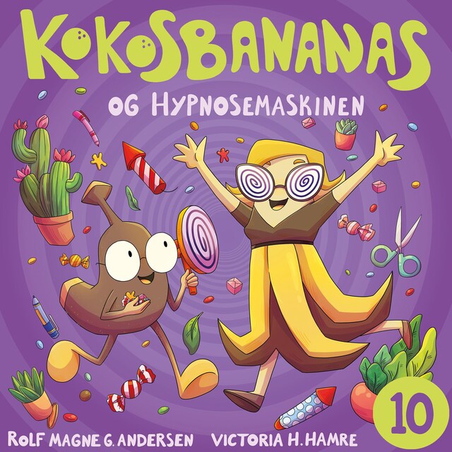 Bokomslag for Kokosbananas og hypnosemaskinen