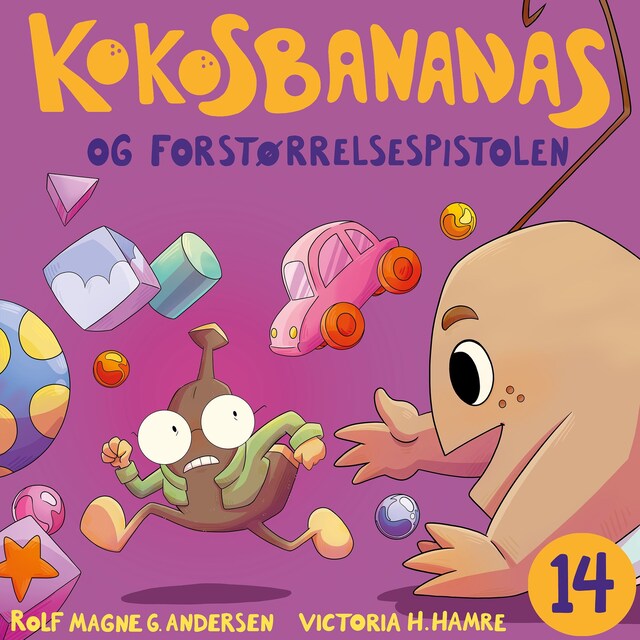 Bokomslag for Kokosbananas og forstørrelsespistolen