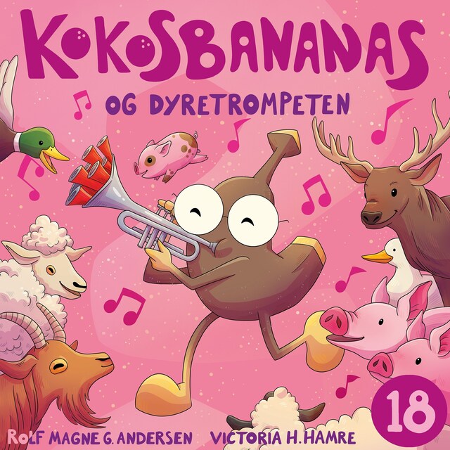 Bokomslag for Kokosbananas og dyretrompeten