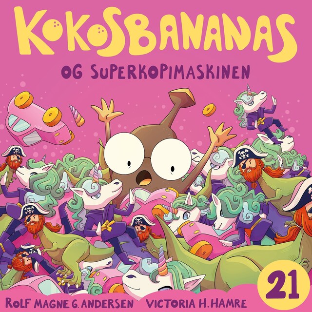 Bokomslag for Kokosbananas og superkopimaskinen