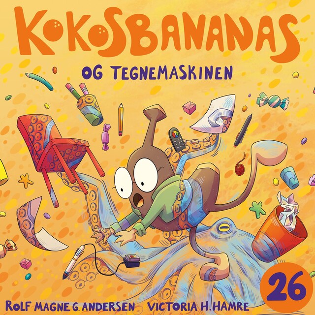 Bokomslag for Kokosbananas og tegnemaskinen