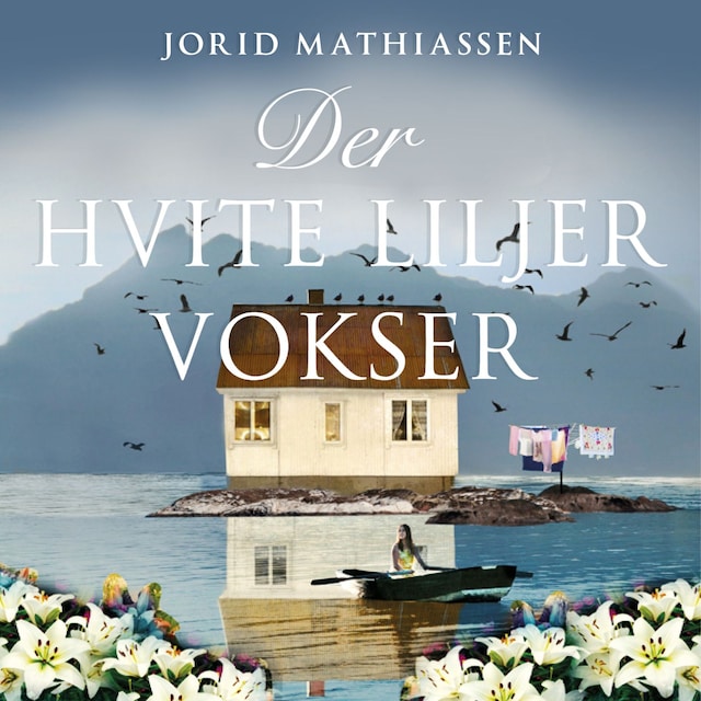 Der hvite liljer vokser