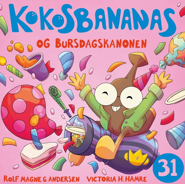 Bokomslag for Kokosbananas og bursdagskanonen