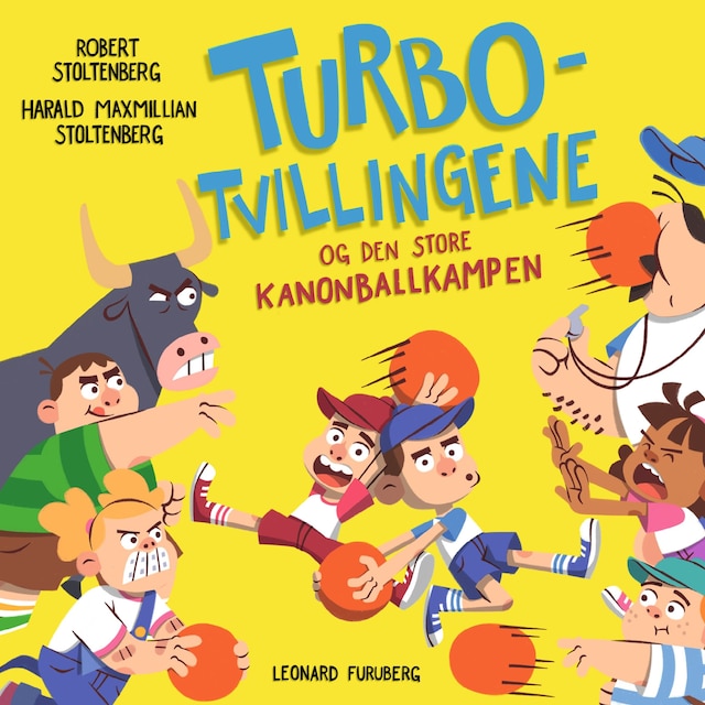 Bokomslag for Turbotvillingene og den store kanonballkampen