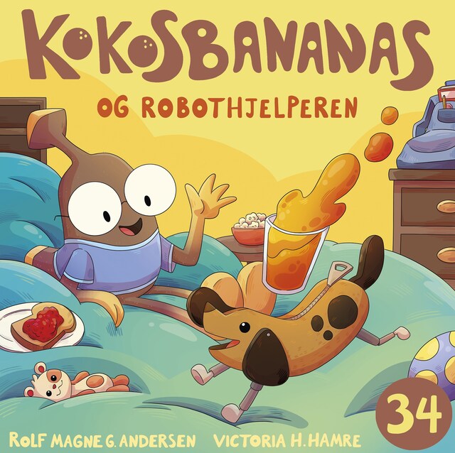 Bokomslag for Kokosbananas og robothjelperen