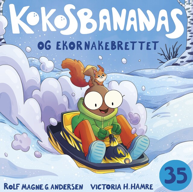 Bokomslag for Kokosbananas og ekornakebrettet