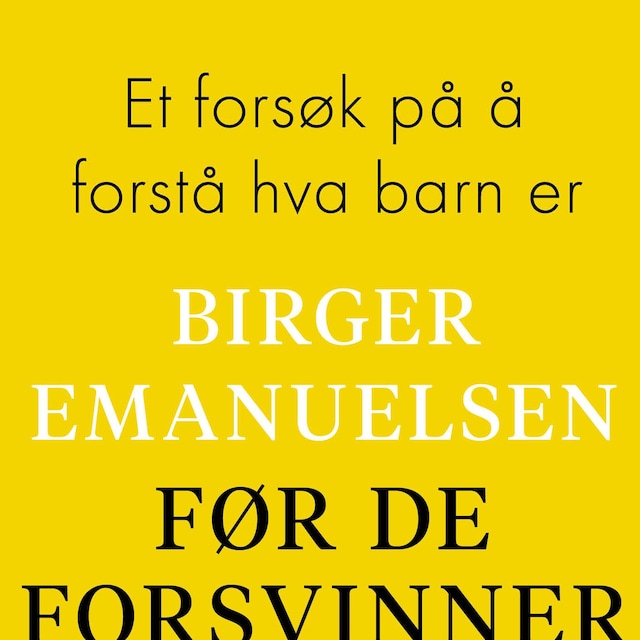 Bokomslag for Før de forsvinner