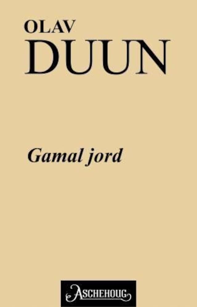 Bokomslag for Gamal jord