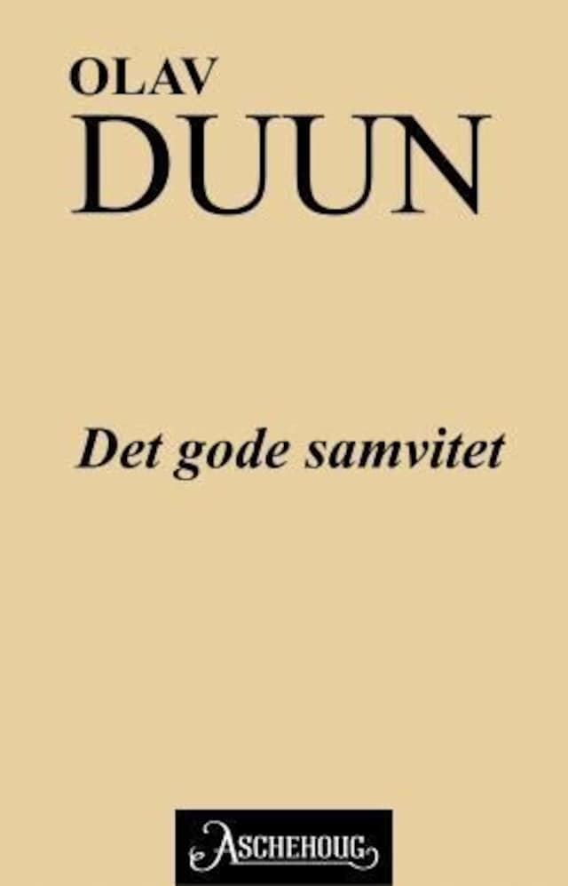 Bokomslag for Det gode samvitet