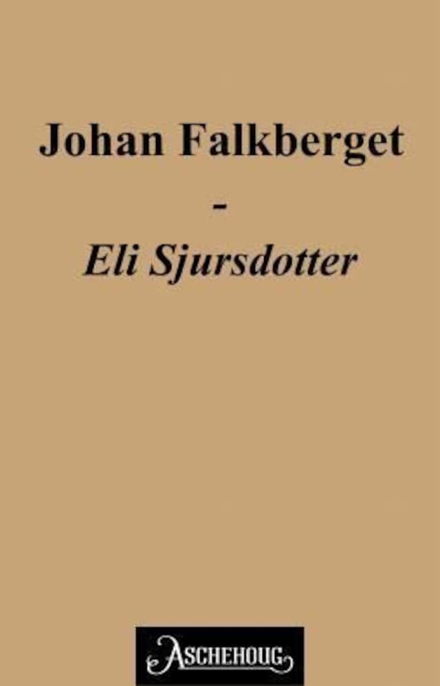 Bokomslag for Eli Sjursdotter