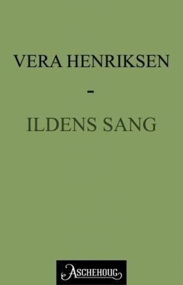 Bokomslag for Ildens sang