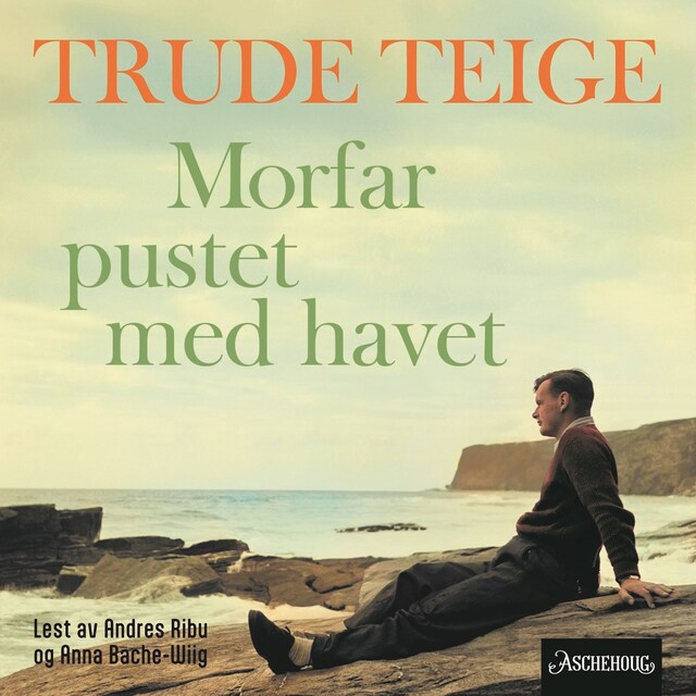 Copertina del libro per Morfar pustet med havet