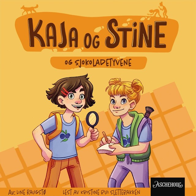 Bokomslag for Kaja og Stine og sjokoladetyvene