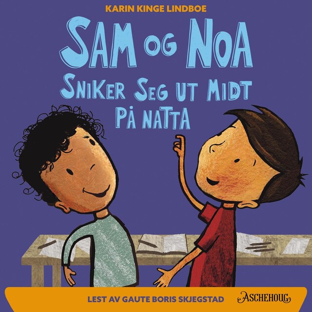 Bokomslag for Sam og Noa sniker seg ut midt på natta