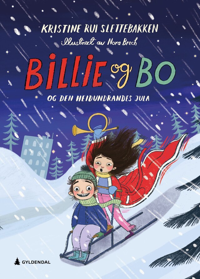 Bokomslag for Billie og Bo og den heidundrandes jula