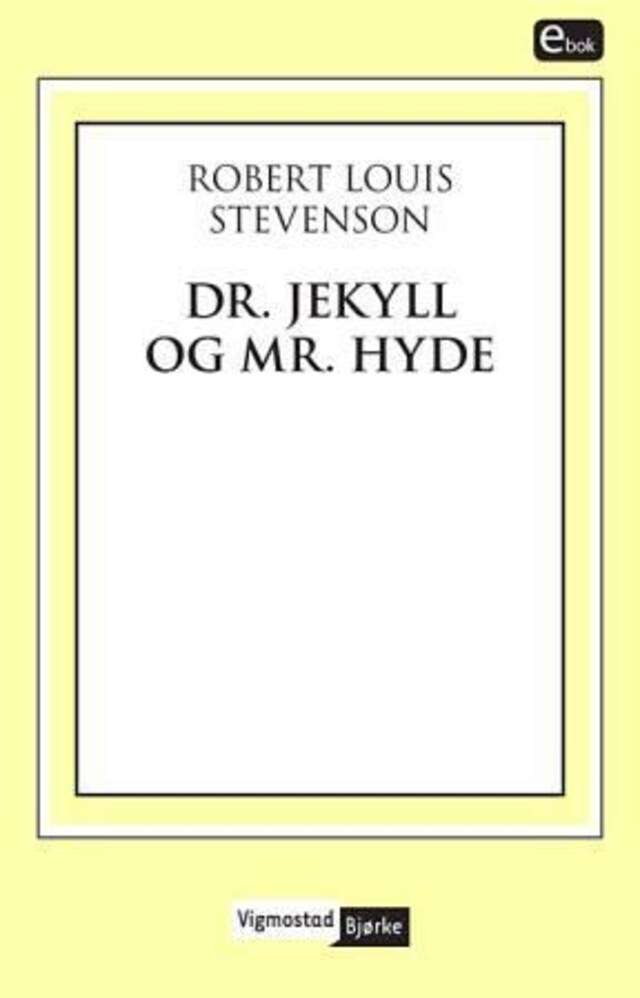 Bokomslag for Dr. Jekyll og Mr. Hyde