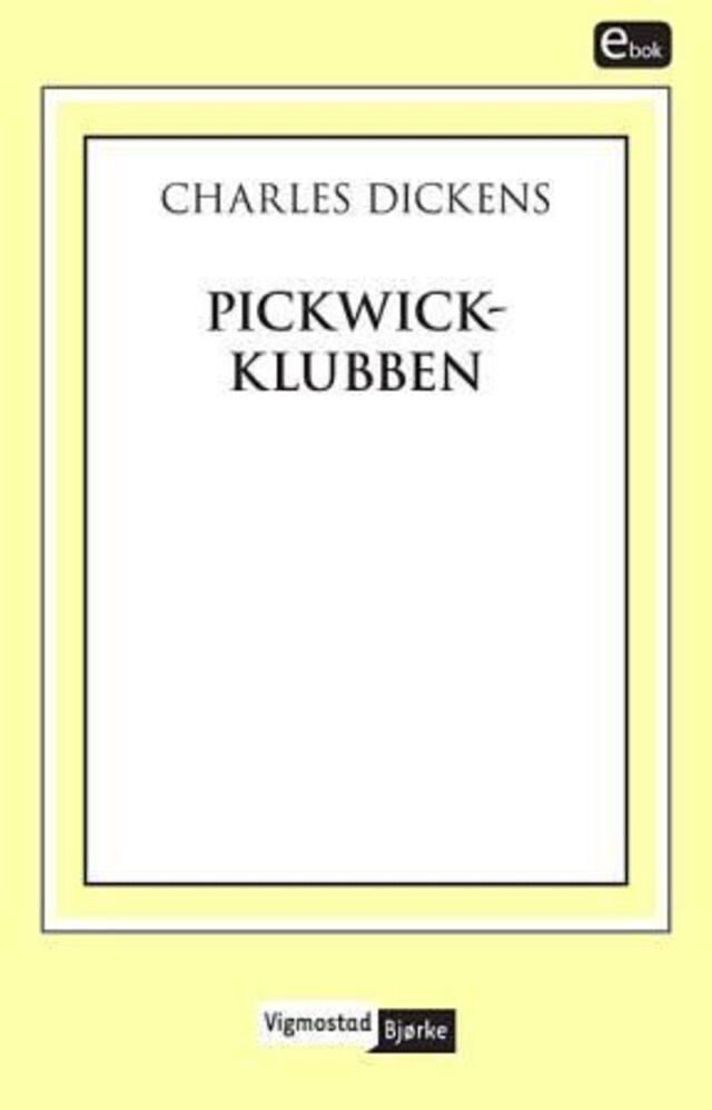 Bokomslag for Pickwick-klubben