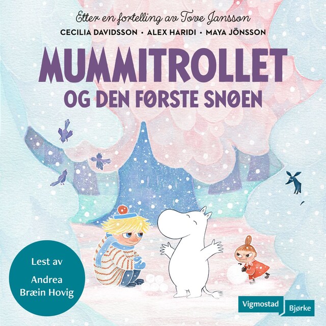 Bokomslag for Mummitrollet og den første snøen