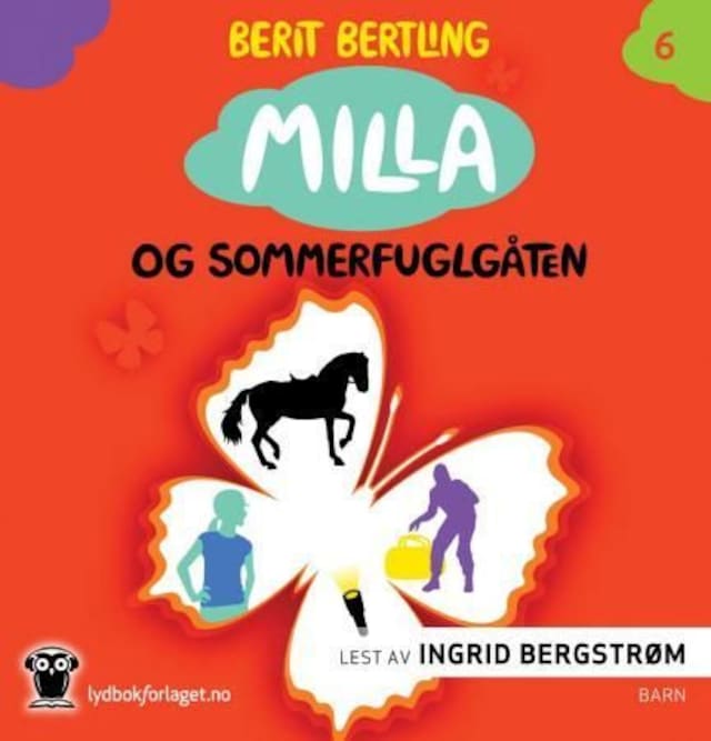 Bokomslag for Milla og sommerfuglgåten