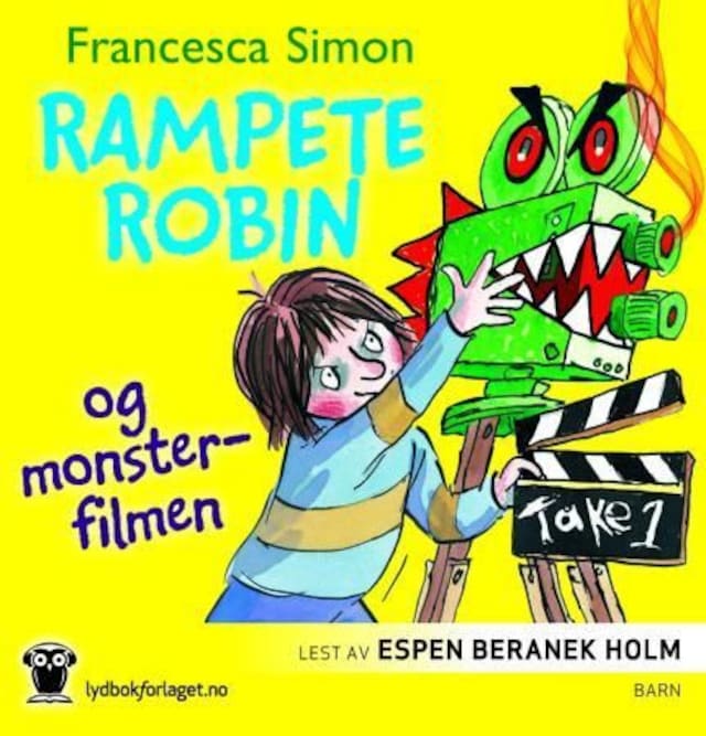 Bokomslag for Rampete Robin og monsterfilmen