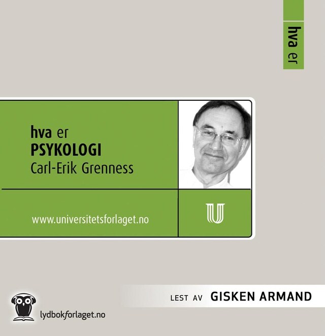 Copertina del libro per Hva er psykologi