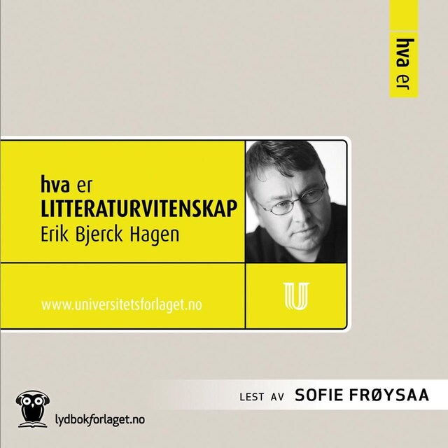 Bokomslag for Hva er litteraturvitenskap