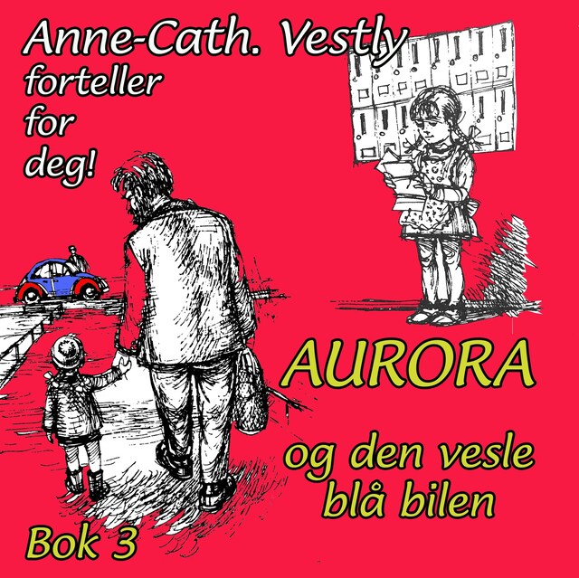 Bokomslag for Aurora og den vesle blå bilen