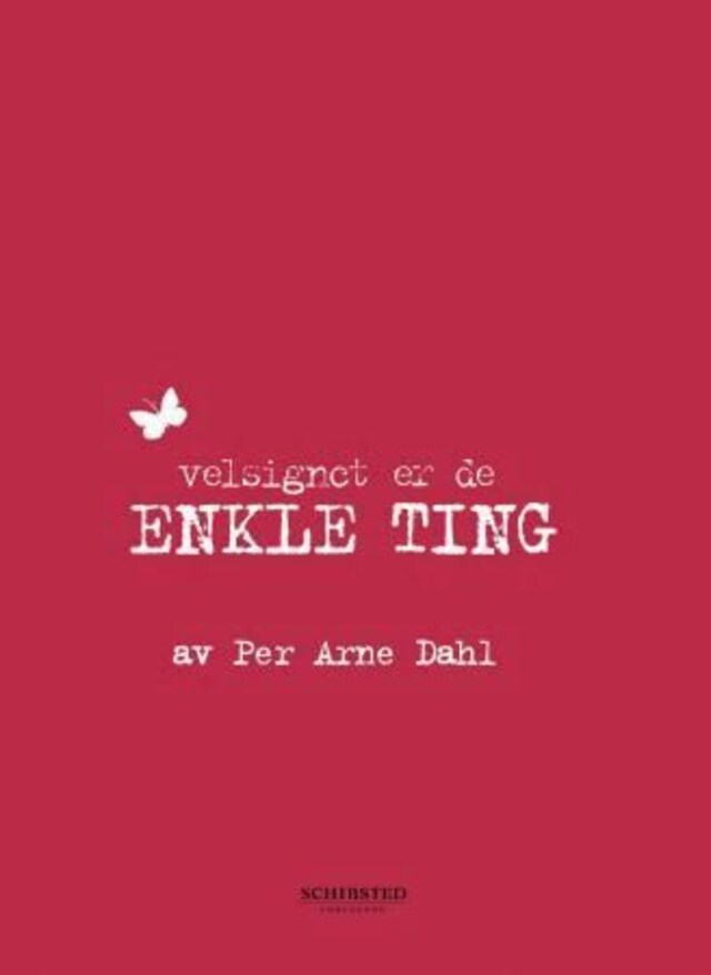 Bokomslag for Velsignet er de enkle ting