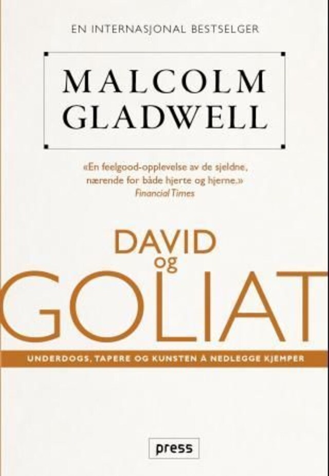 Bokomslag for David og Goliat