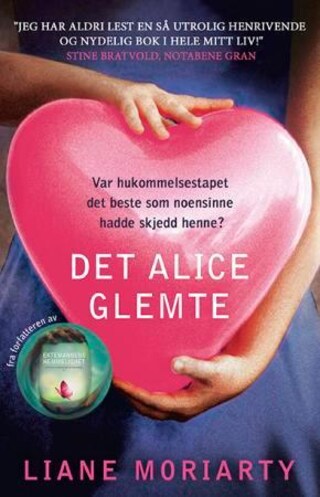 Det Alice glemte bookCoverFor