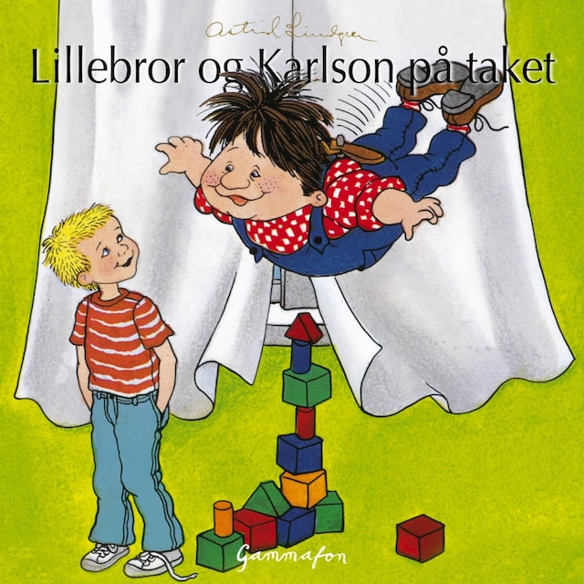 Bokomslag for Lillebror og Karlson på taket