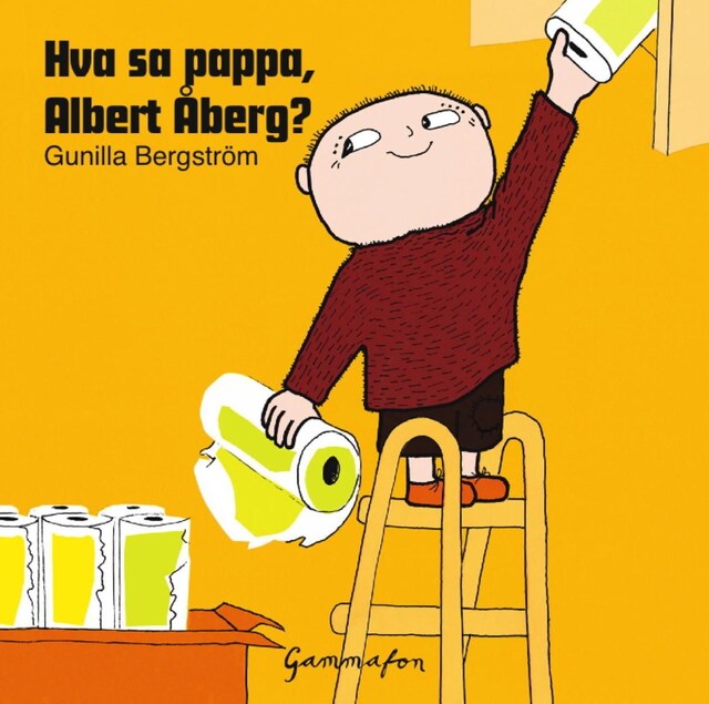 Bokomslag for Hva sa pappa, Albert Åberg