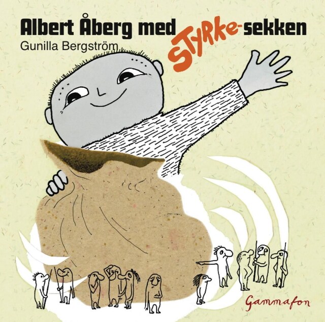 Bokomslag for Albert Åberg med styrke-sekken