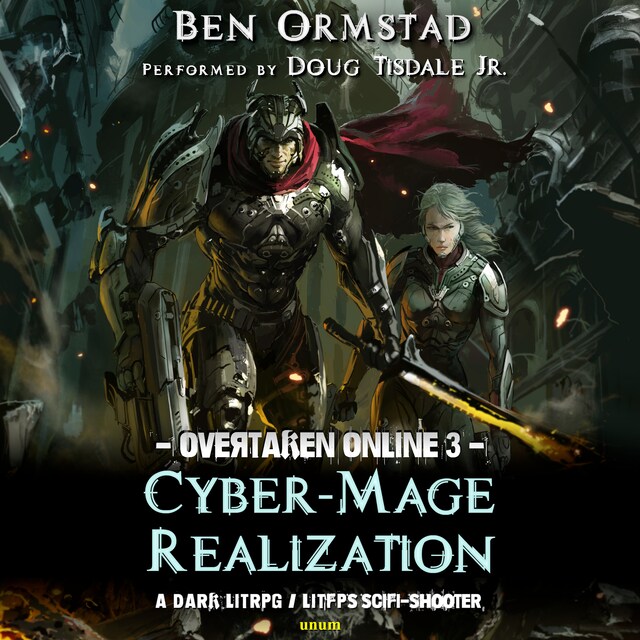 Book cover for Cyber-Mage Realization: A Dark LitRPG / LitFPS SciFi-Shooter