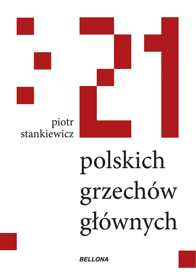 Okładka książki dla 21 polskich grzechów głównych