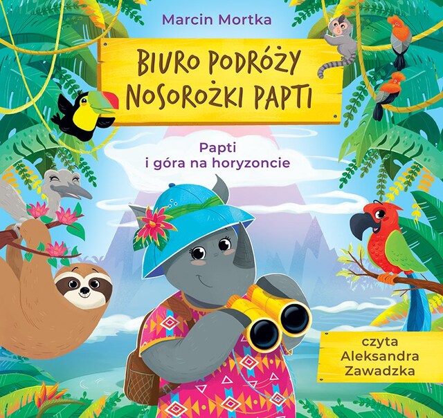 Buchcover für Biuro podróży nosorożki. Papti i góra na horyzoncie