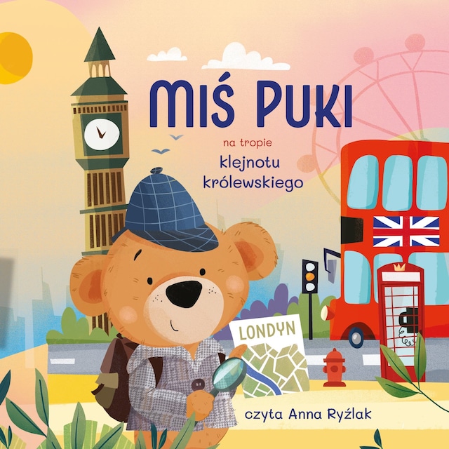 Book cover for Miś Puki na tropie klejnotu królewskiego