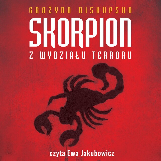 Kirjankansi teokselle Skorpion z wydziału terroru