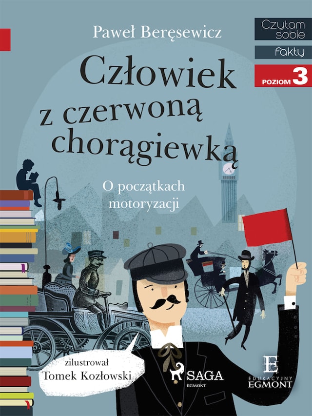 Book cover for Człowiek z czerwoną chorągiewką