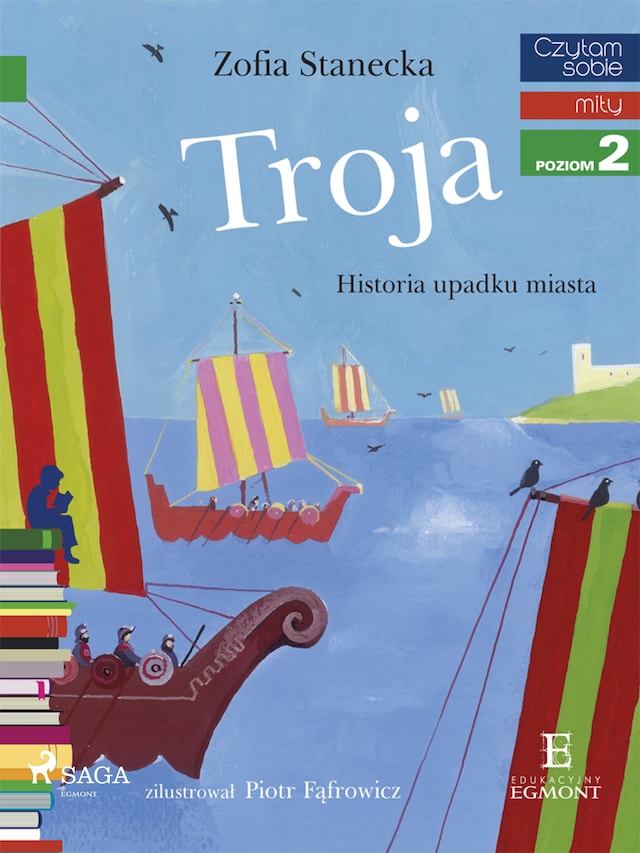 Book cover for Troja - Historia upadku miasta