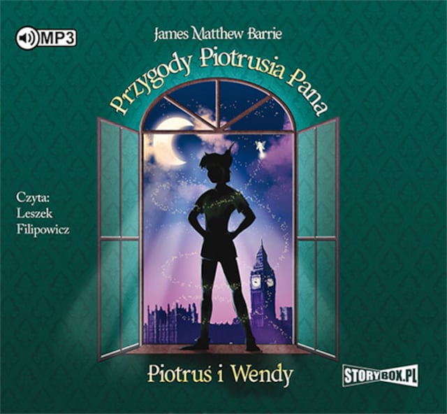 Book cover for Przygody Piotrusia Pana. Piotruś i Wendy.