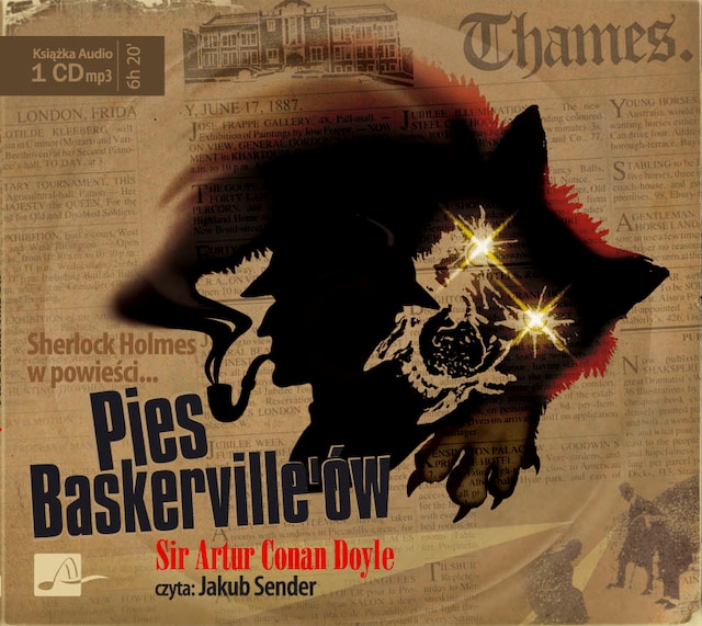 Buchcover für Pies Baskervilleów