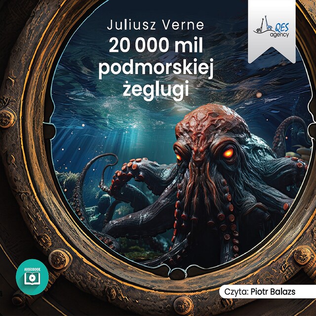 Portada de libro para Dwadzieścia tysięcy mil podmorskiej żeglugi