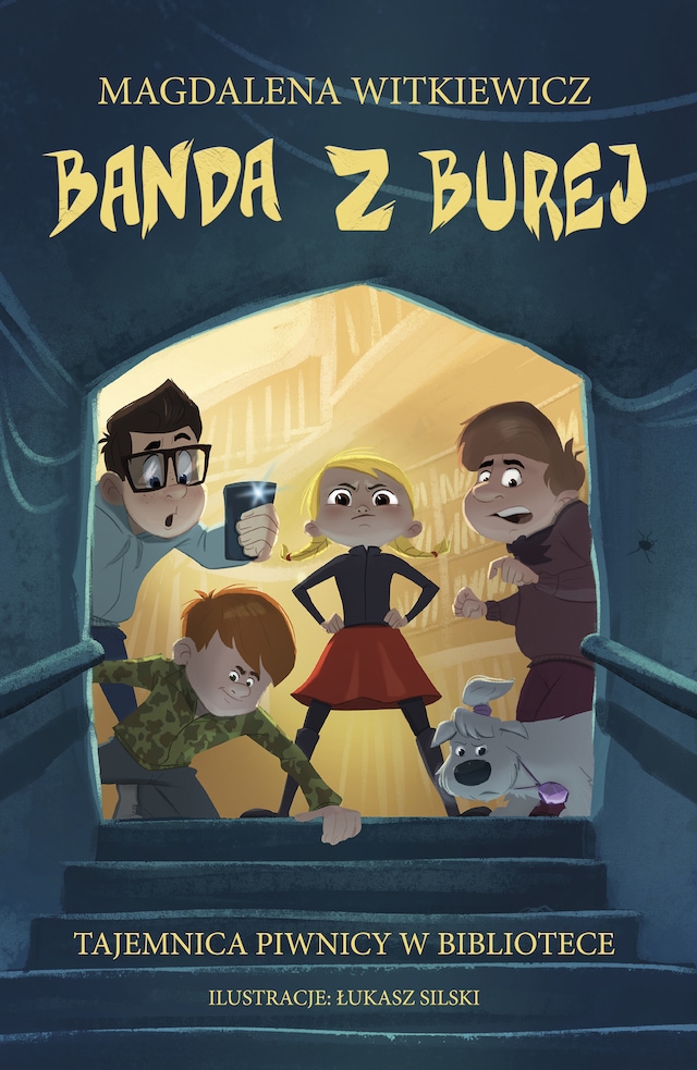 Copertina del libro per Banda z Burej. Tajemnica piwnicy w bibliotece