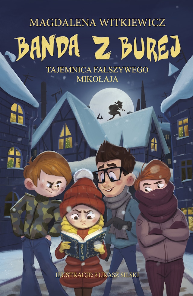 Book cover for Banda z Burej. Tajemnica fałszywego Mikołaja