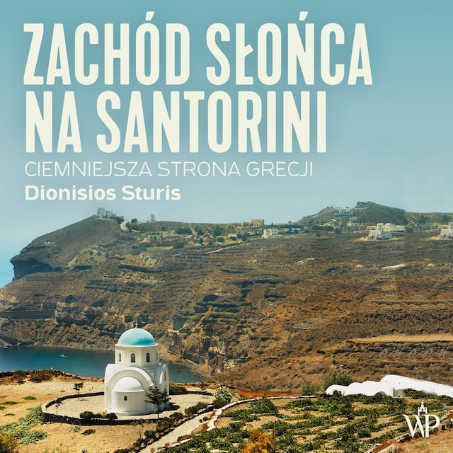 Kirjankansi teokselle Zachód słońca nad Santorini