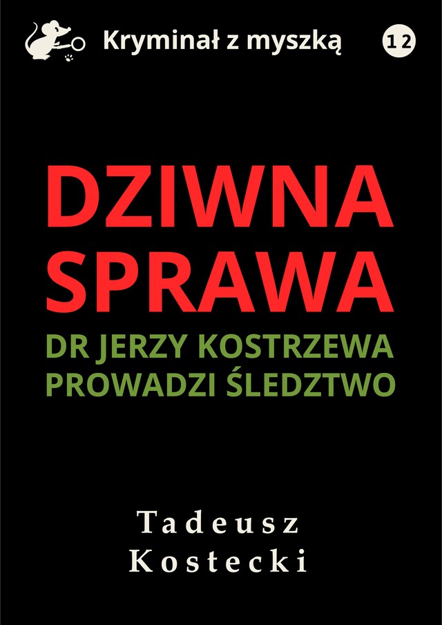 Book cover for Dziwna sprawa