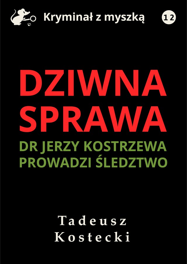 Kirjankansi teokselle Dziwna sprawa