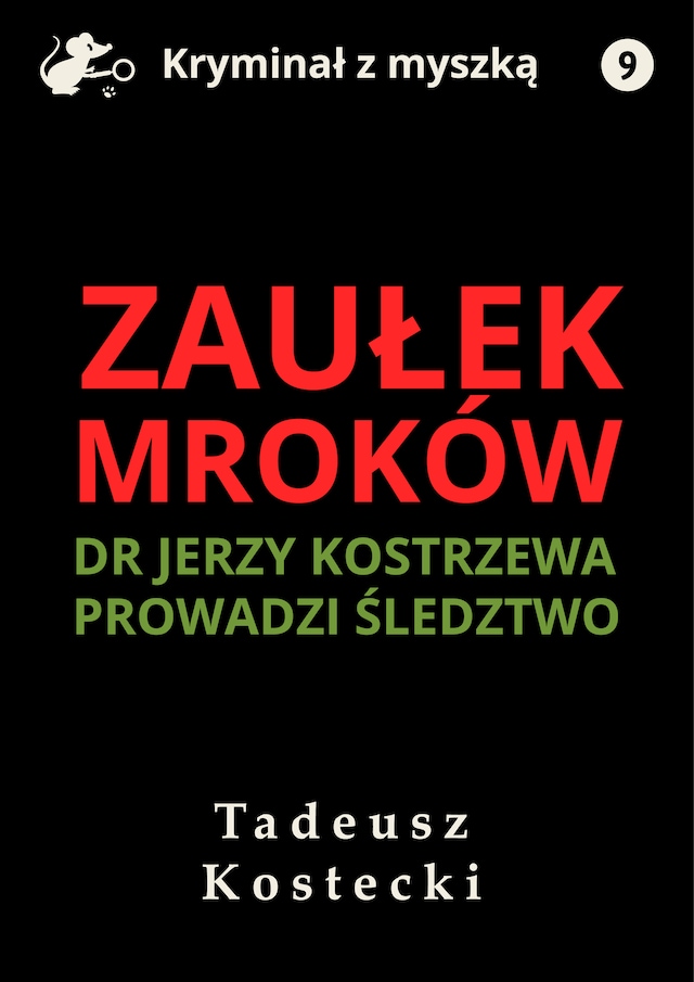 Book cover for Zaułek mroków